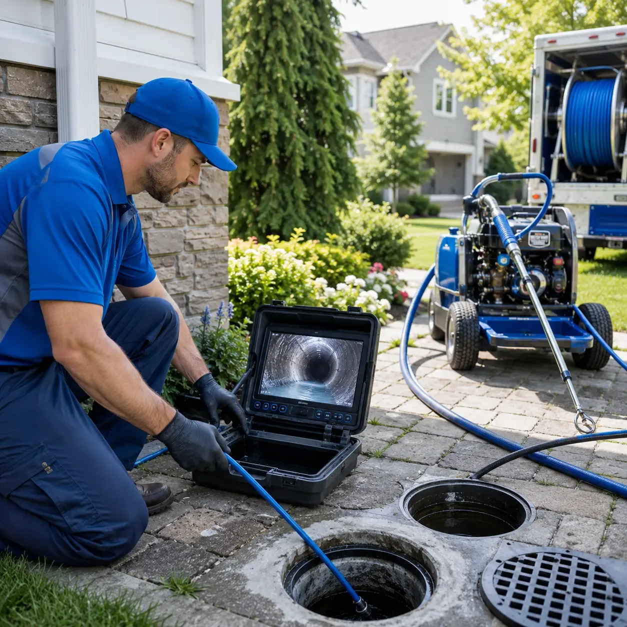Outdoor drain cleaning professionals serving Homer, NY